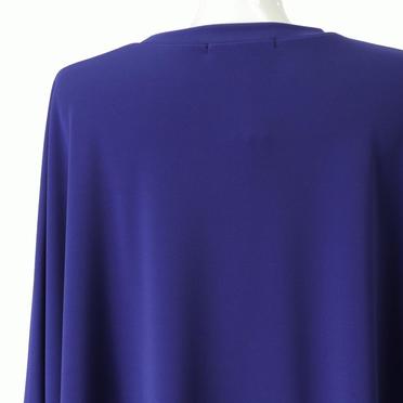 crew neck wide tunic　BLUE No.9