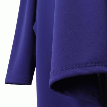 crew neck wide tunic　BLUE No.12