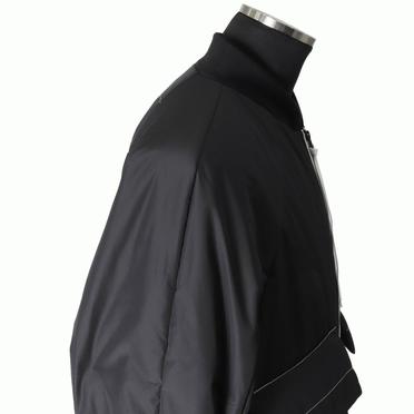 [SALE] 30%OFF　bajra 先染ストライプ×ダンプ リバーシブルブルゾン　BLACK No.9