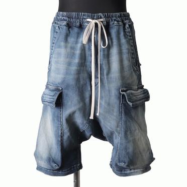 Denim Sarrouel Shorts　BLUE No.1