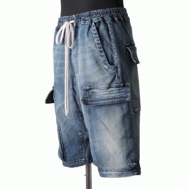 Denim Sarrouel Shorts　BLUE No.2