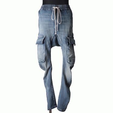 Denim Sarrouel Skinny Long Pants　BLUE No.1