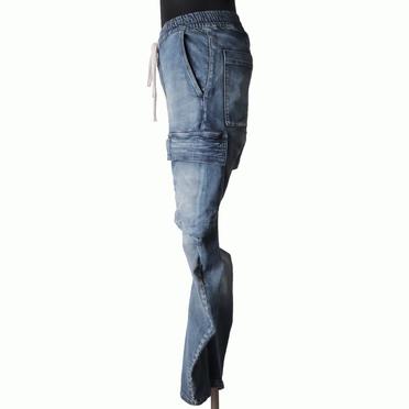 Denim Sarrouel Skinny Long Pants　BLUE No.3