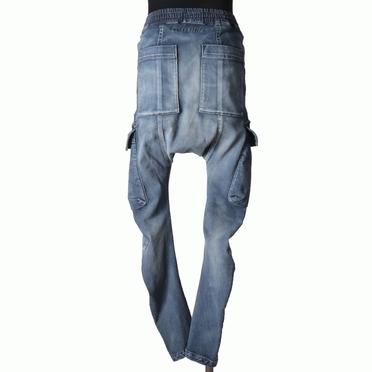 Denim Sarrouel Skinny Long Pants　BLUE No.5