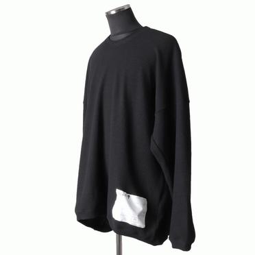 Over Sized Knit Pullover　BLACK No.2