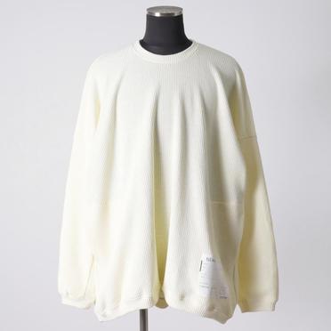 Over Sized Knit Pullover　WHITE No.1