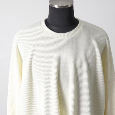 Over Sized Knit Pullover　WHITE No.7