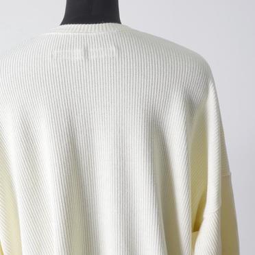 Over Sized Knit Pullover　WHITE No.9