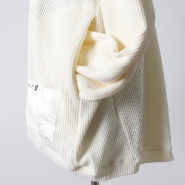 Over Sized Knit Pullover　WHITE No.10