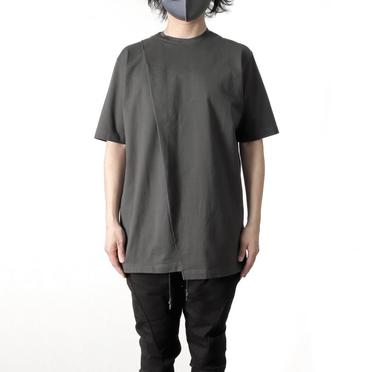 CROSS JERSEY-T　SOLID GRAY No.5
