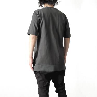 CROSS JERSEY-T　SOLID GRAY No.8