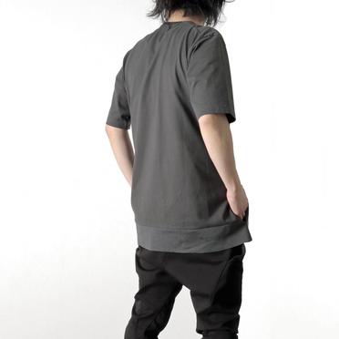 CROSS JERSEY-T　SOLID GRAY No.10