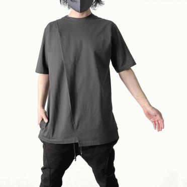 CROSS JERSEY-T　SOLID GRAY No.11