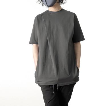CROSS JERSEY-T　SOLID GRAY No.13