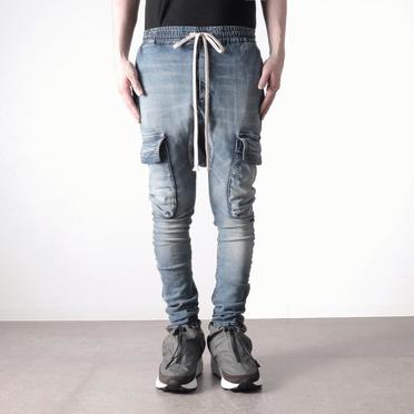 Denim Sarrouel Skinny Long Pants　BLUE No.14