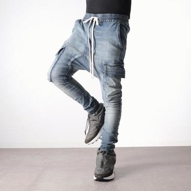 Denim Sarrouel Skinny Long Pants　BLUE No.20