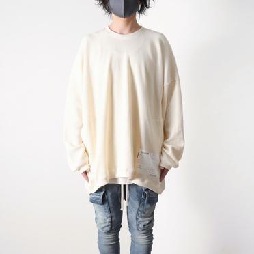 Over Sized Knit Pullover　WHITE No.13