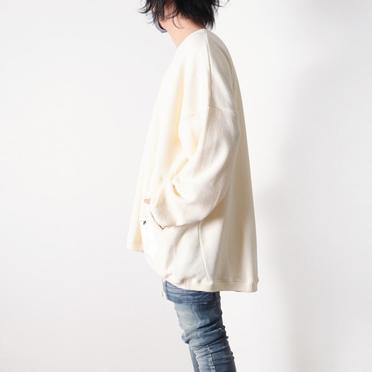 Over Sized Knit Pullover　WHITE No.15