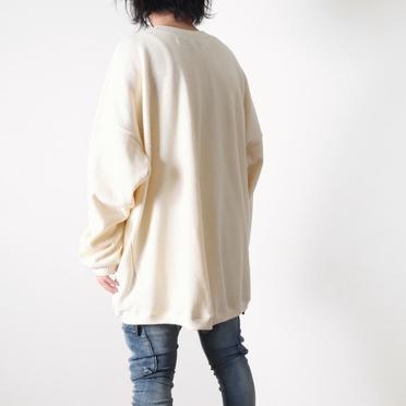 Over Sized Knit Pullover　WHITE No.16