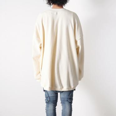 Over Sized Knit Pullover　WHITE No.17