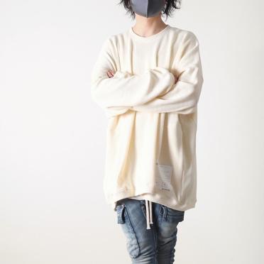 Over Sized Knit Pullover　WHITE No.21