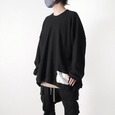 Over Sized Knit Pullover　BLACK No.14