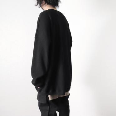 Over Sized Knit Pullover　BLACK No.16