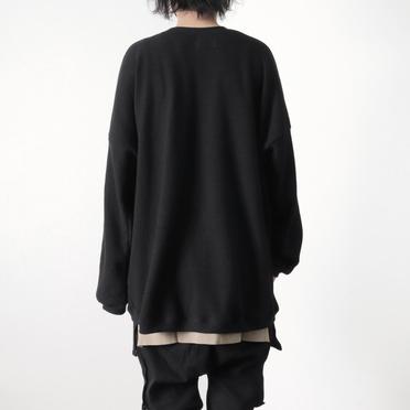Over Sized Knit Pullover　BLACK No.17