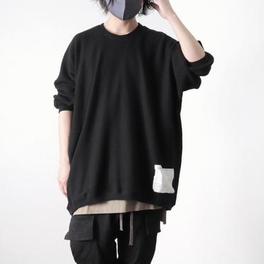 Over Sized Knit Pullover　BLACK No.20
