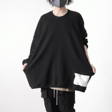 Over Sized Knit Pullover　BLACK No.22