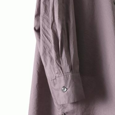 stand collar long shirt　C.GRAY No.10