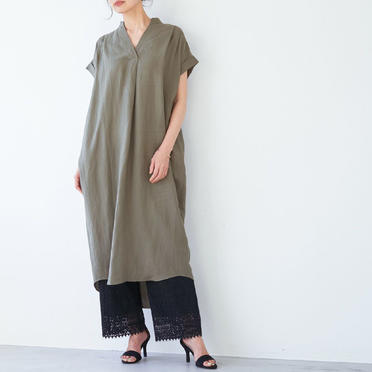 タックショルダーワンピース　KHAKI No.3