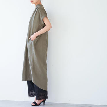 タックショルダーワンピース　KHAKI No.4