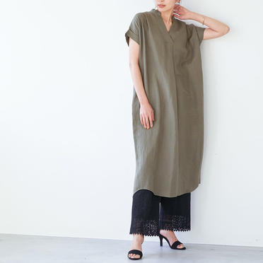 タックショルダーワンピース　KHAKI No.7