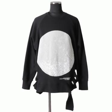 Raglan Oversize Top　BLACK No.1