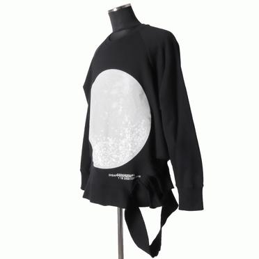 Raglan Oversize Top　BLACK No.2