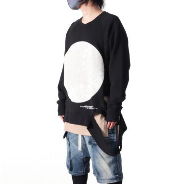 Raglan Oversize Top　BLACK No.18