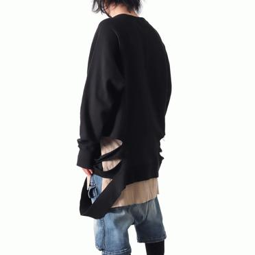 Raglan Oversize Top　BLACK No.20