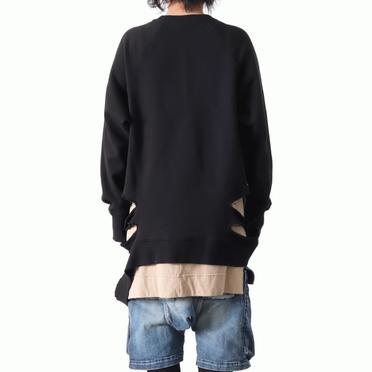 Raglan Oversize Top　BLACK No.21