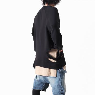 Raglan Oversize Top　BLACK No.22