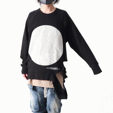 Raglan Oversize Top　BLACK No.23