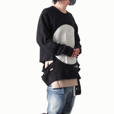 Raglan Oversize Top　BLACK No.24