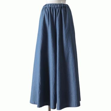 denim long flare PT　L.BLUE No.1