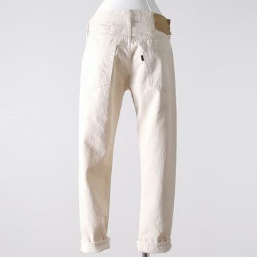 4/5 length white denim　IVORY No.5