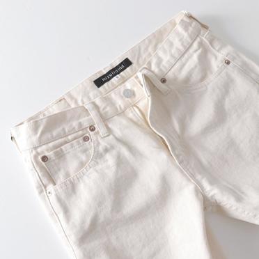 4/5 length white denim　IVORY No.7