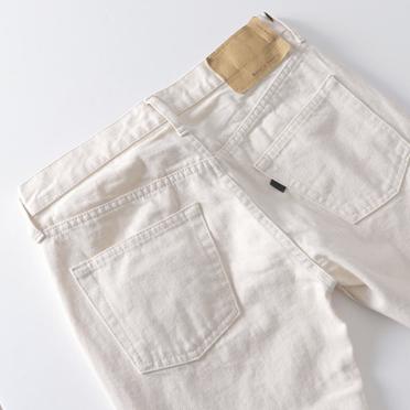 4/5 length white denim　IVORY No.8