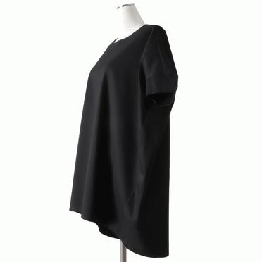 boat neck cocoon P/O　BLACK No.3