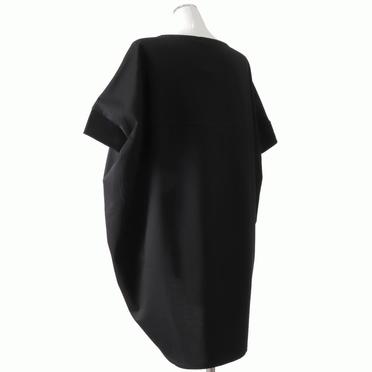 boat neck cocoon P/O　BLACK No.4