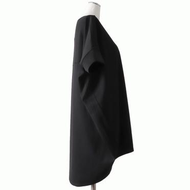 boat neck cocoon P/O　BLACK No.7