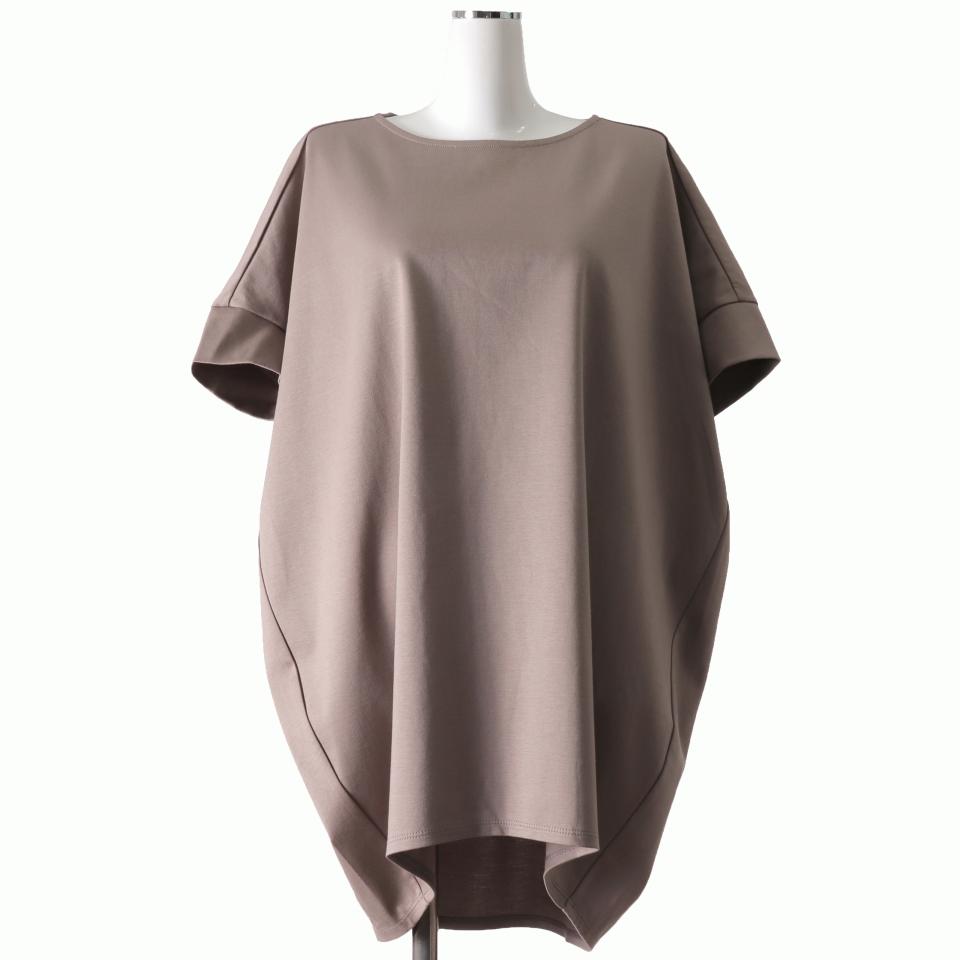 boat neck cocoon P/O　GRAY